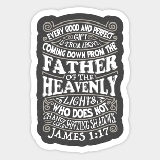 James 1:17 Sticker
